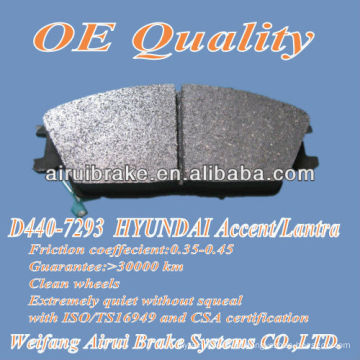 D440 qualidade OE HYUNDAI Accent / Lantra freio a disco